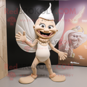 Beige Tooth Fairy maskot...