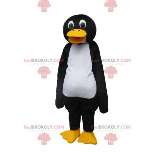 Mascota de pingüino riendo. Disfraz de pingüino - Redbrokoly.com