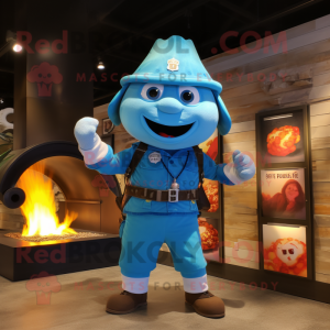 Sky Blue Fire Fighter...