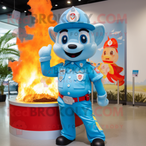 Sky Blue Fire Fighter...