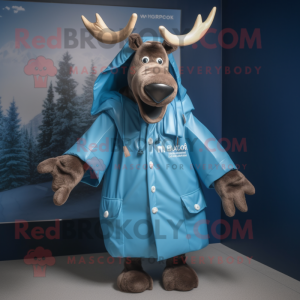 Blue Elk maskot kostym...