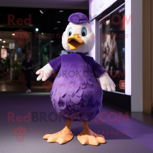 Purple Goose Maskottchen...