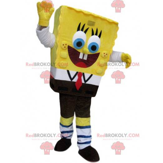 Mascota de Bob Esponja súper feliz - Redbrokoly.com