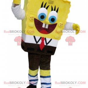 Mascotte de Bob l'Eponge super heureux - Redbrokoly.com