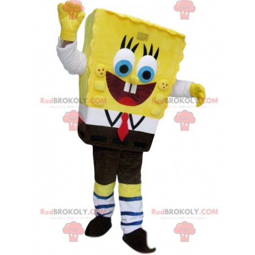 Mascota de Bob Esponja súper feliz - Redbrokoly.com