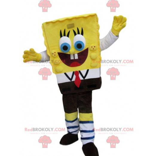 Mascota de Bob Esponja súper feliz - Redbrokoly.com