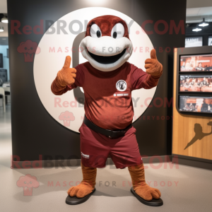 Rust Titanoboa mascot costume character dressed with a Joggers and Bracelet watches