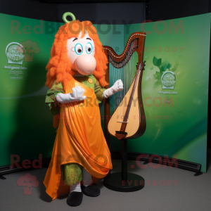 Peach Celtic Harp maskot...