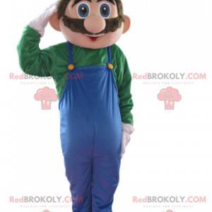 Luigi mascot, from the Nintendo game Mario - Redbrokoly.com