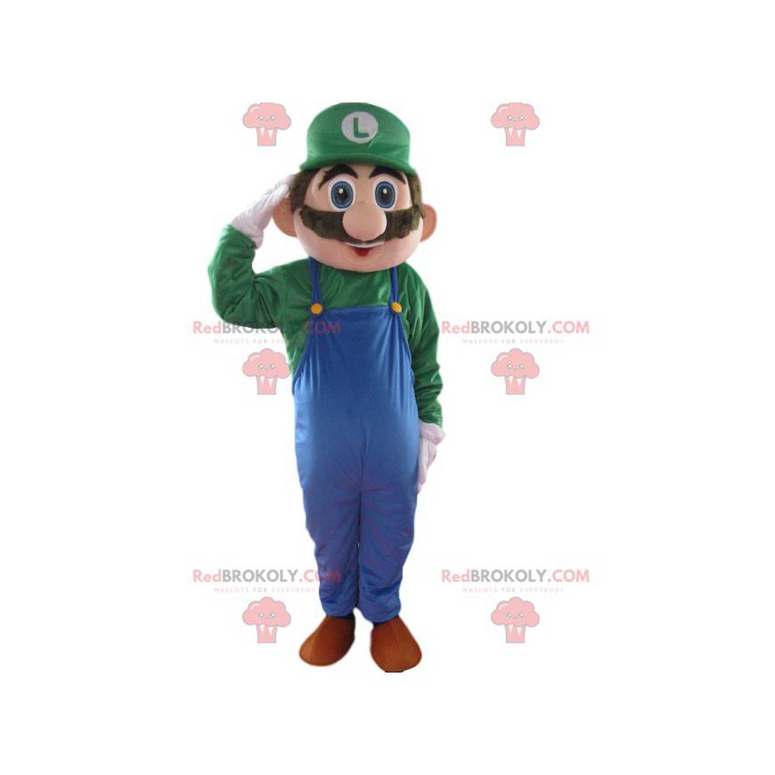 Luigi mascot, from the Nintendo game Mario - Redbrokoly.com