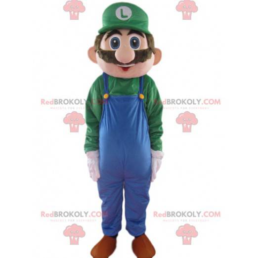 Luigi mascot, from the Nintendo game Mario - Redbrokoly.com