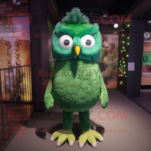 Forest Green Owl mascotte...