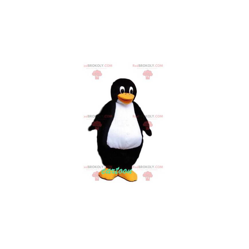 Mascote de pinguim muito musculoso com um grande sorriso - Mascote de pinguim muito musculoso com um grande sorriso -