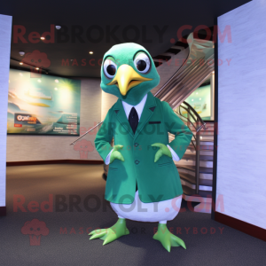 Green Seagull mascotte...