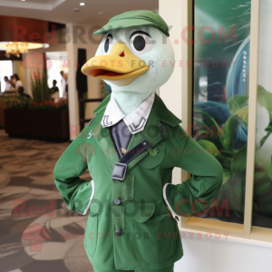 Green Seagull maskot...