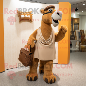 Brown Camel mascotte...