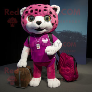 Magenta Jaguar maskot...