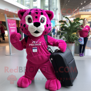 Magenta Jaguar mascotte...