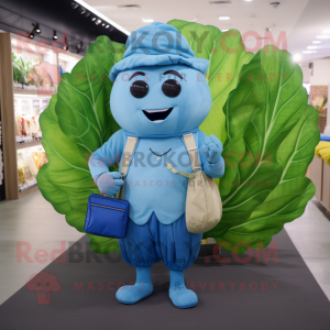 Blue Cabbage Leaf mascotte...