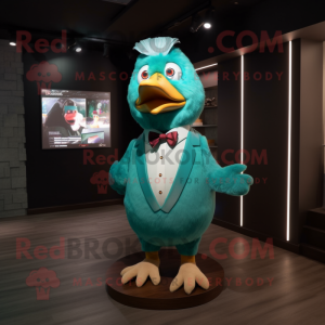 Teal Chicken mascotte...