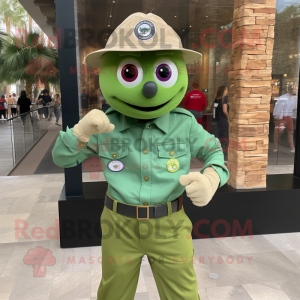 Olive Fire Fighter mascotte...