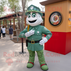 Olive Fire Fighter maskot...