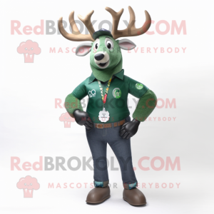 Forest Green Elk mascotte...