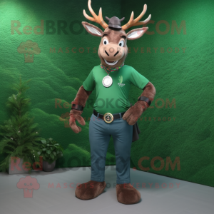 Forest Green Elk mascotte...