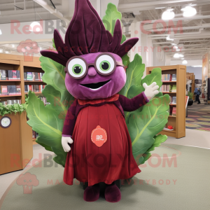 Maroon Cabbage mascotte...