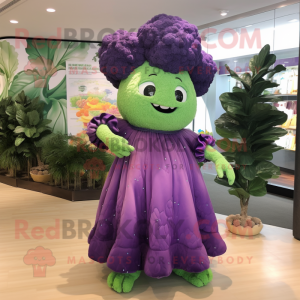 Lilla broccoli maskot...