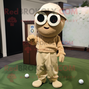 Brauner Golfball...