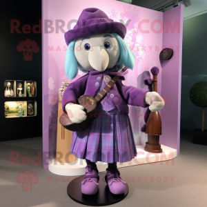 Lavendel sekkepipe maskot...