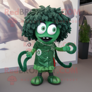 Forest Green Medusa maskot...