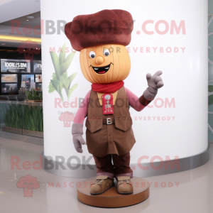 Brown Beet mascotte kostuum...