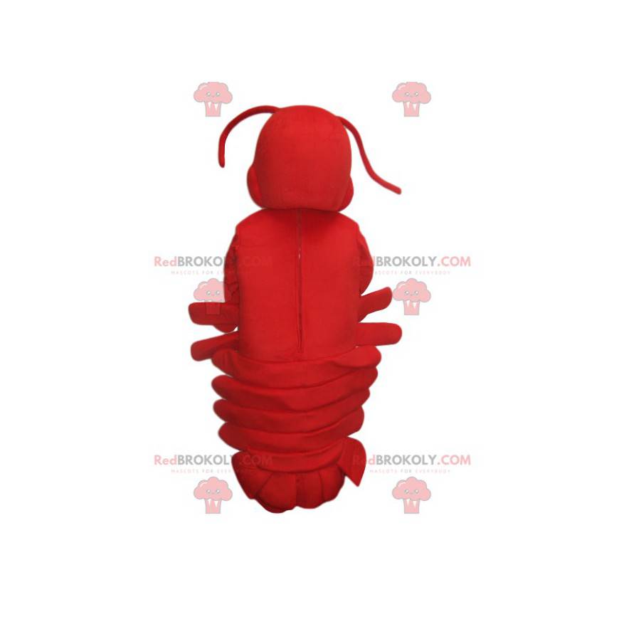 Bardzo kapusta czerwona maskotka homara. Kostium homara -