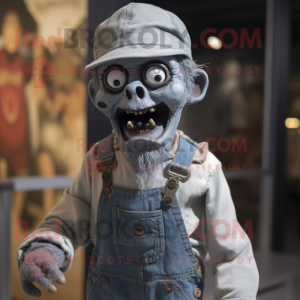 Sølv Zombie maskot...