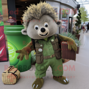 Olive Porcupine mascotte...