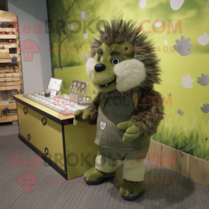 Olive Porcupine mascotte...