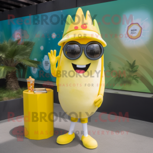Gul Ceviche maskot kostume...