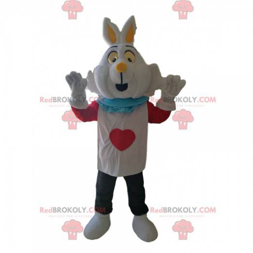 Maskot af den hvide kanin, Alice i Eventyrland - Redbrokoly.com