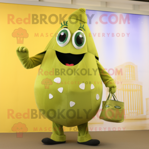 Olive Champagne maskot...