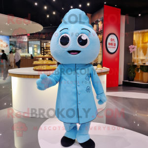 Sky Blue Dim Sum mascotte...