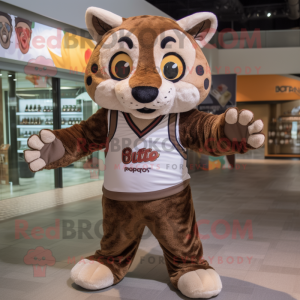 Brown Bobcat mascotte...