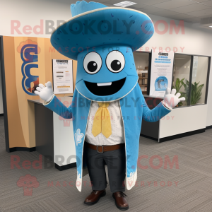 Sky Blue Tacos maskot...