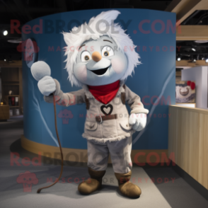 Silver Arrow Of Love mascot costume character dressed with a Corduroy Pants and Watches