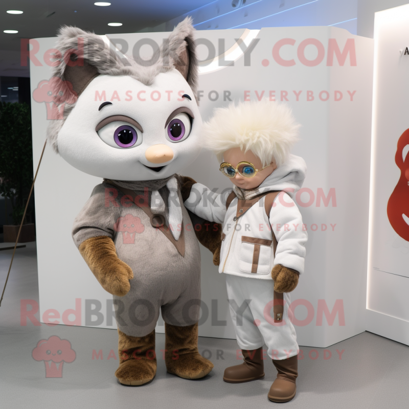 Silver Arrow Of Love mascot costume character dressed with a Corduroy Pants and Watches