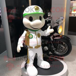 White Pot Of Gold maskot...
