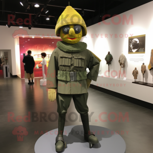  Soldier maskot kostume...