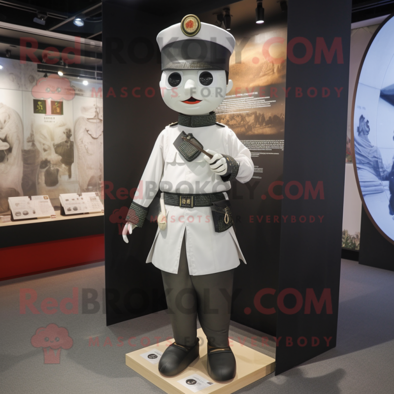 nan Soldier mascot costume character dressed with a Long Sleeve Tee and Cummerbunds nan Soldier mascot costume character dressed with a Long Sleeve Tee and Cummerbunds