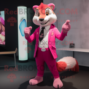 Pink Weasel mascotte...